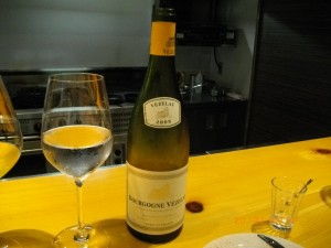 Bourgogne Vezelay 2008 ワインの名前わかりません[ビストロ ド エル[中目黒駅 青葉台]]