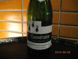 Cidre Connetable brut / シードル コネタブル ブリュット / 【報告】第18回 ワイン入門講座【2013.6.26(水)開催】