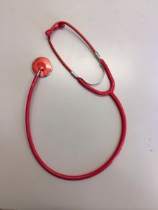 愛用の品 赤い聴診器