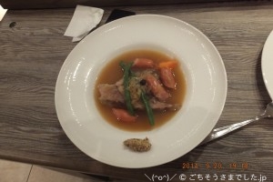 丹波高原豚のブイヨン煮 1200円 [ムッシュいとう]